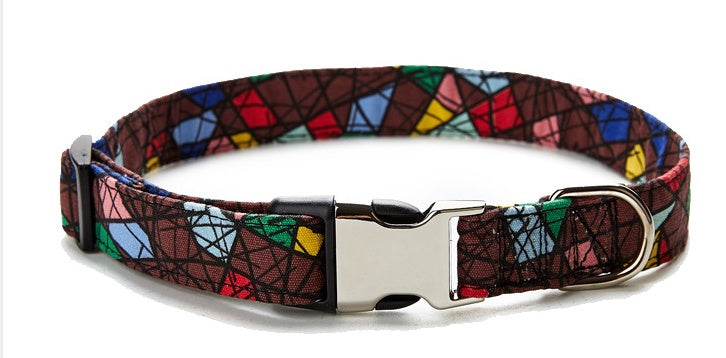 Brocade Print Pet Collar