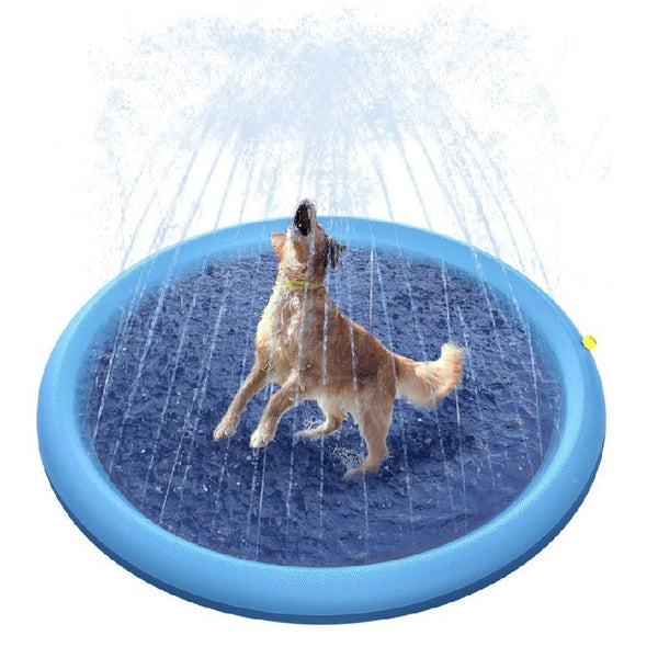 Non-Slip Splash Pad for Dogs | Summer Water Mat