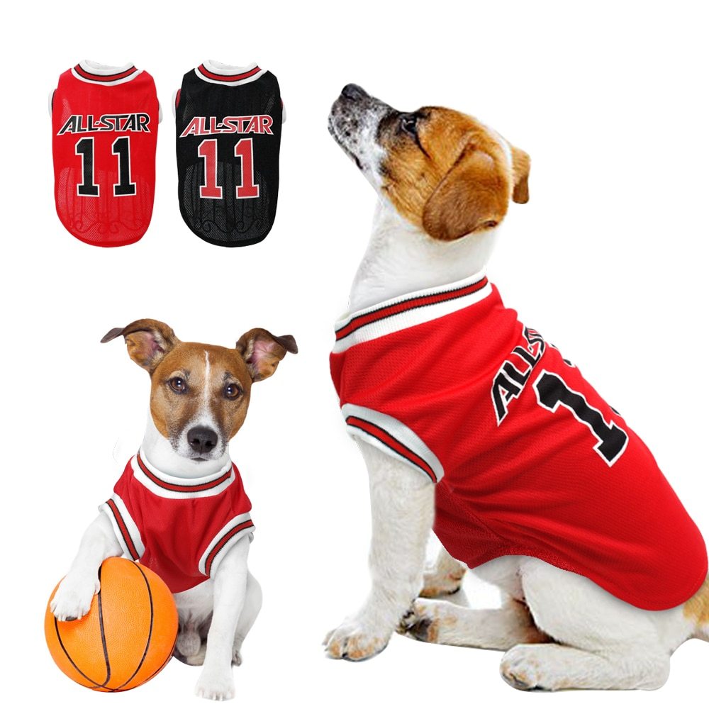 Soccer Ball Print Dog Vest for Spring & Summer