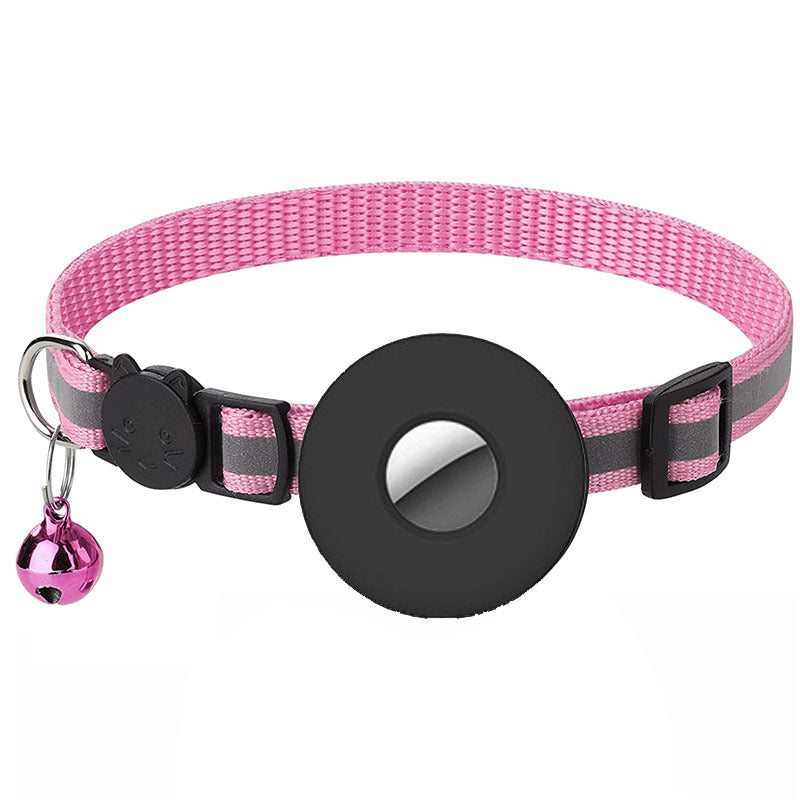Reflective Anti-Lost Pet Collar with AirTag Holder