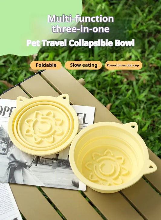 3-in-1 Collapsible Travel Bowl for Dogs