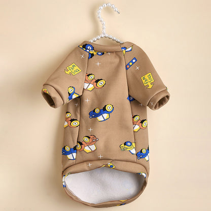 Car Print Pet Sweatshirt