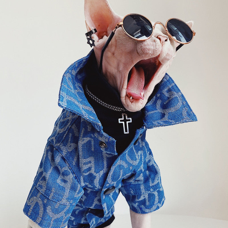Trendy Pet Denim Jacket
