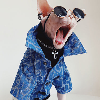 Trendy Pet Denim Jacket