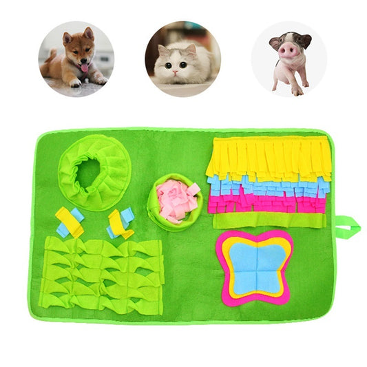 Interactive Snuffle Puzzle Mat for Pets