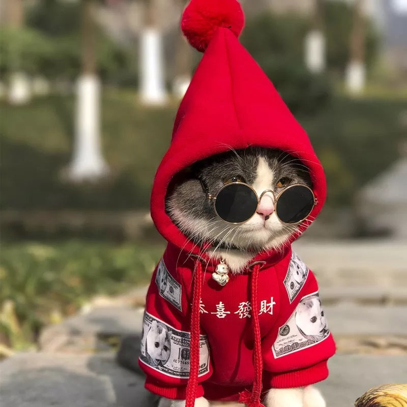 Cotton Fleece Sweater for Cats & Dogs