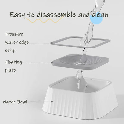 Portable Splash-Free Pet Water Bowl | Spill-Proof Dog & Cat Drinkware