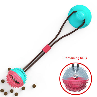 Suction-Cup Tug Ball — Dental Chew Toy for Dogs