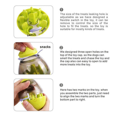 Treat-Dispensing Pet Puzzle Toy