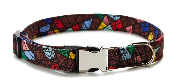 Brocade Print Pet Collar