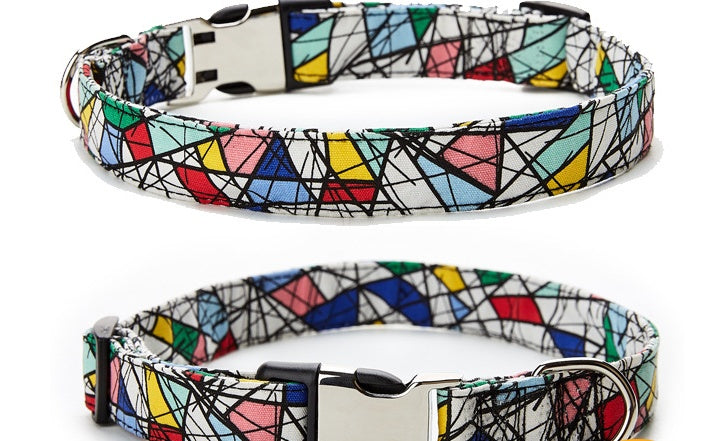 Brocade Print Pet Collar