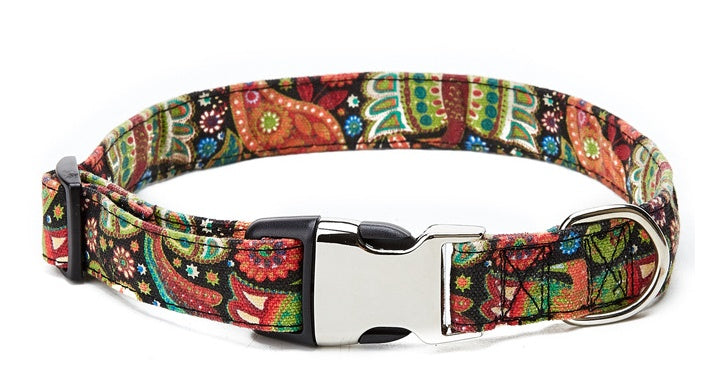 Brocade Print Pet Collar