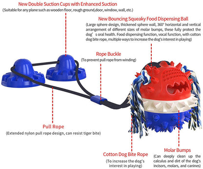 Suction Cup Chew Toy for Dogs
