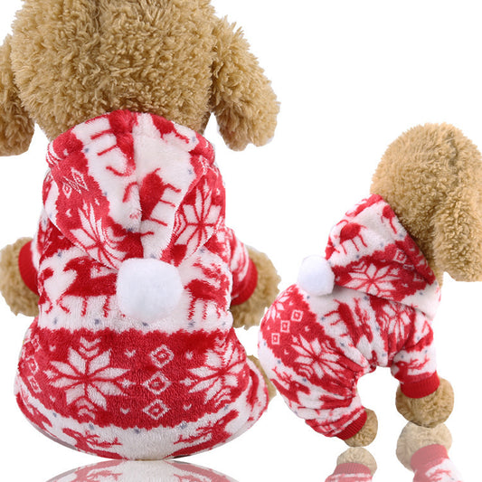 Fall & Winter Four-Legged Padded Pet Suit