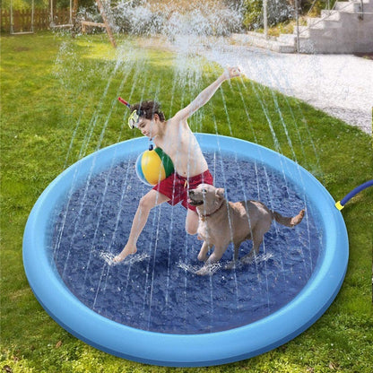 Non-Slip Splash Pad for Dogs | Summer Water Mat