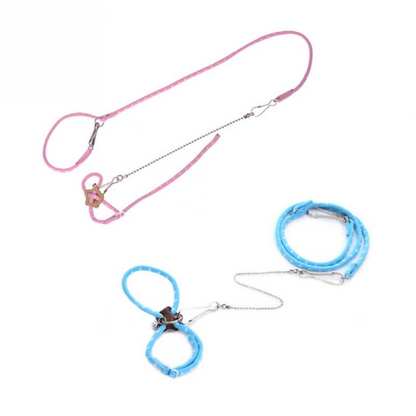 Adjustable Harness & Leash Set for Small Pets
