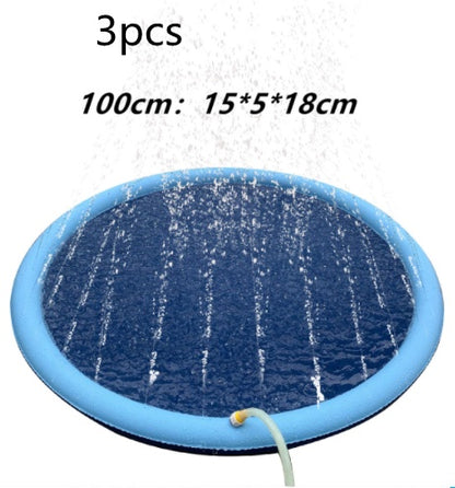 Non-Slip Splash Pad for Dogs | Summer Water Mat
