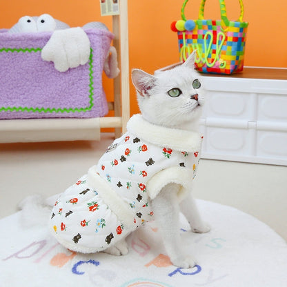Autumn & Winter Warm Cat Outfit