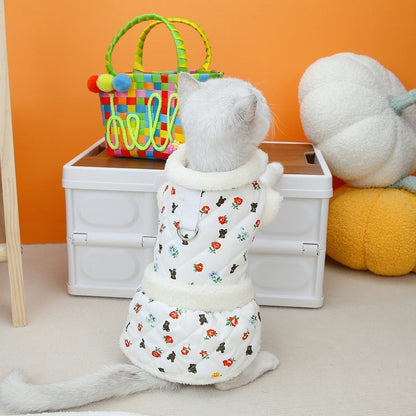 Autumn & Winter Warm Cat Outfit