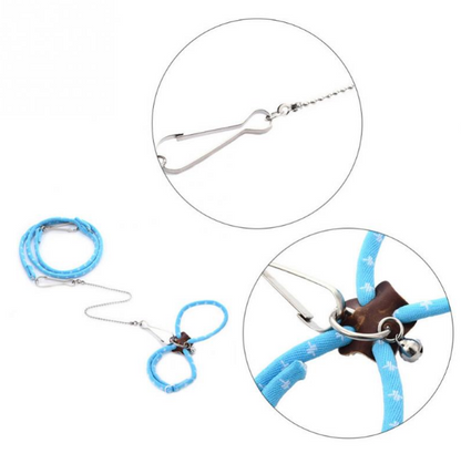 Adjustable Harness & Leash Set for Small Pets