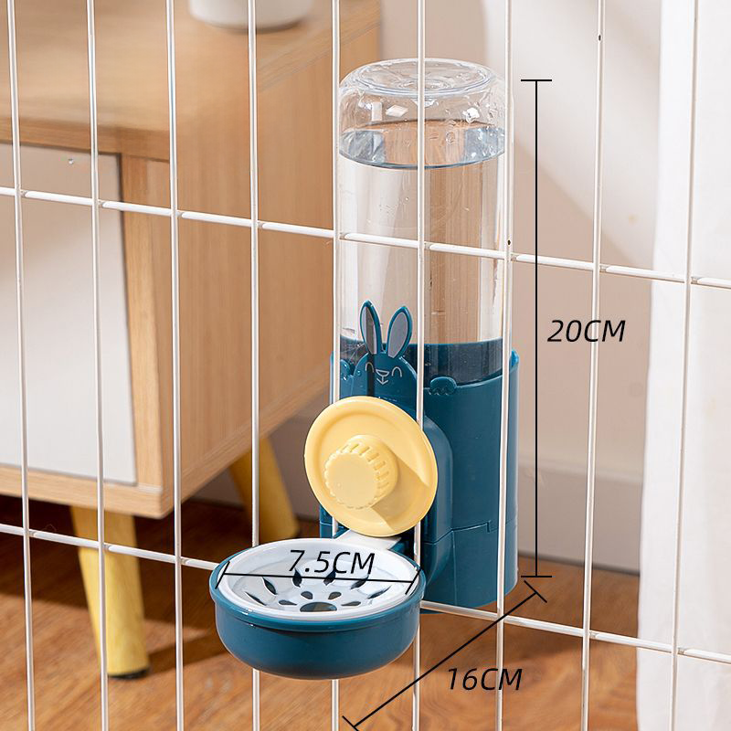 2-in-1 Hanging Food & Water Station for Small Pets