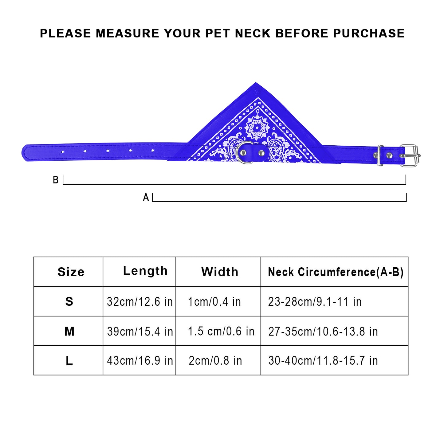 Adjustable Bandana Collar for Dogs & Cats