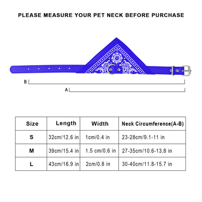 Adjustable Bandana Collar for Dogs & Cats
