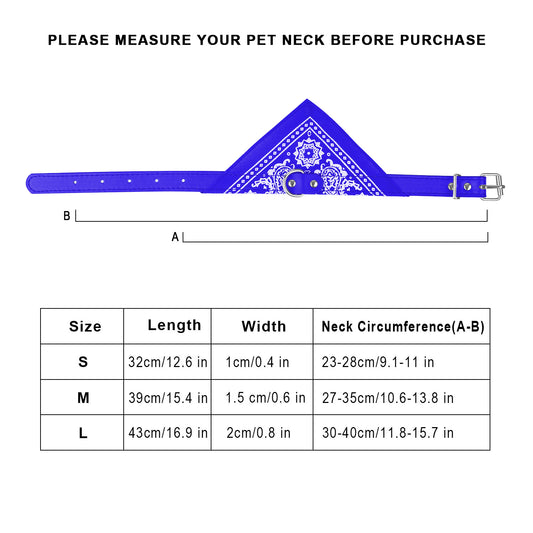 Adjustable Bandana Collar for Dogs & Cats