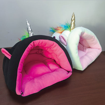 Cozy Plush Hideaway Nest for Hamsters & Small Pets