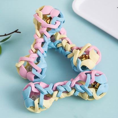 Light-Up Woven Squeaky Pet Toy