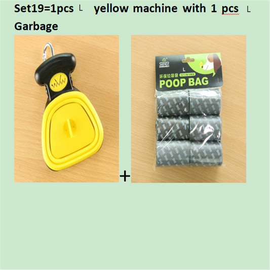 Foldable Pooper Scooper with Bags for Dogs