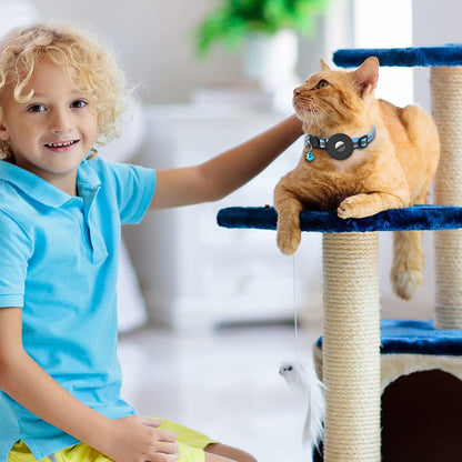 Reflective Anti-Lost Pet Collar with AirTag Holder