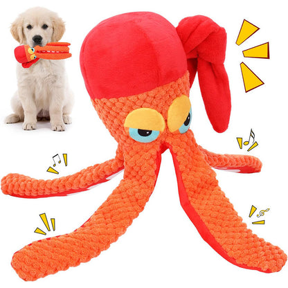 Octopus Plush Puzzle Dog Toy