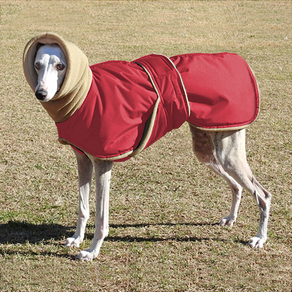 Thickened Plus-Size Velcro Dog Coat