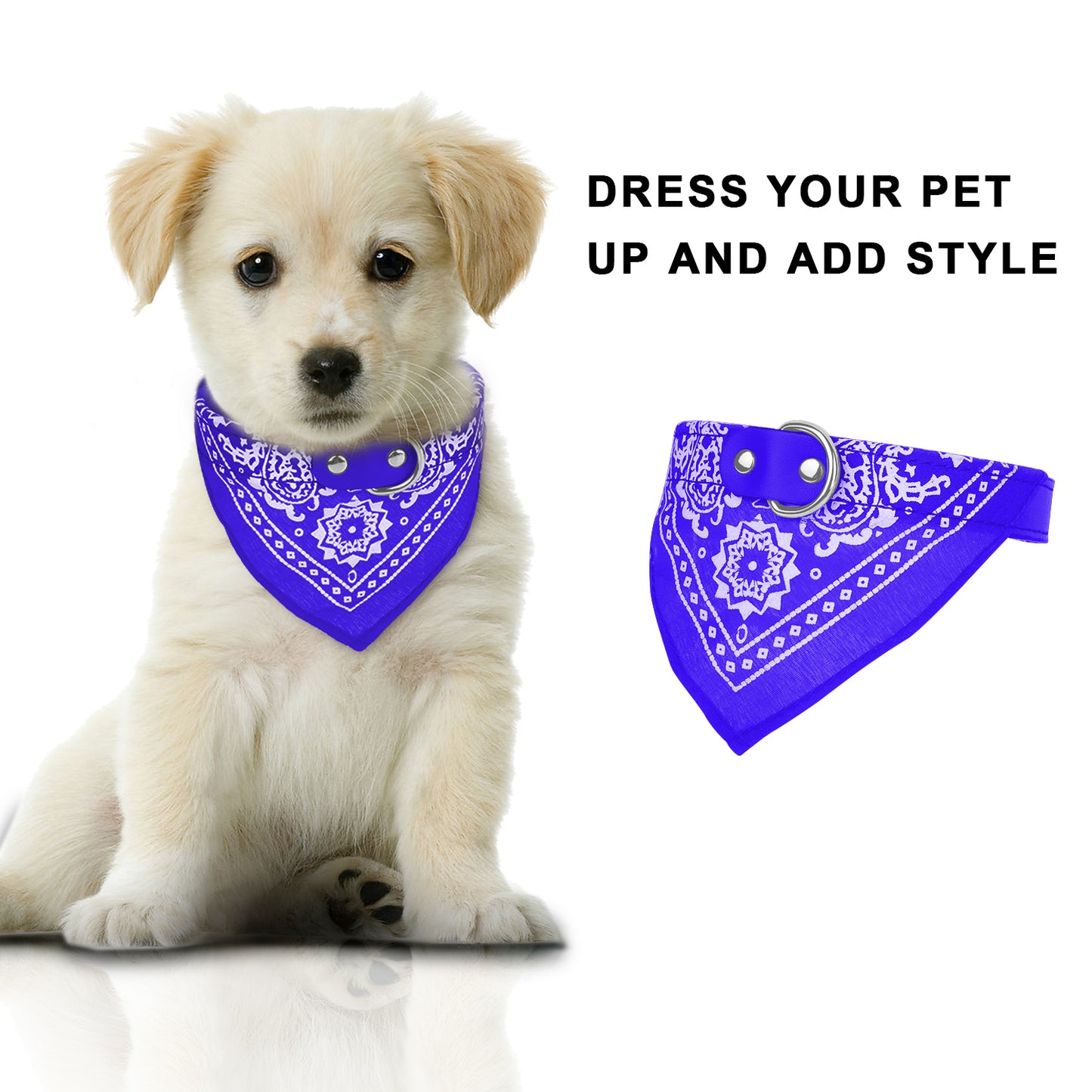 Adjustable Bandana Collar for Dogs & Cats