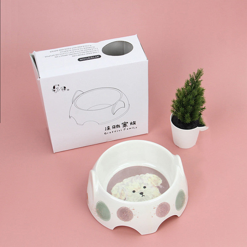 Cute Pet-Shaped Food Bowl