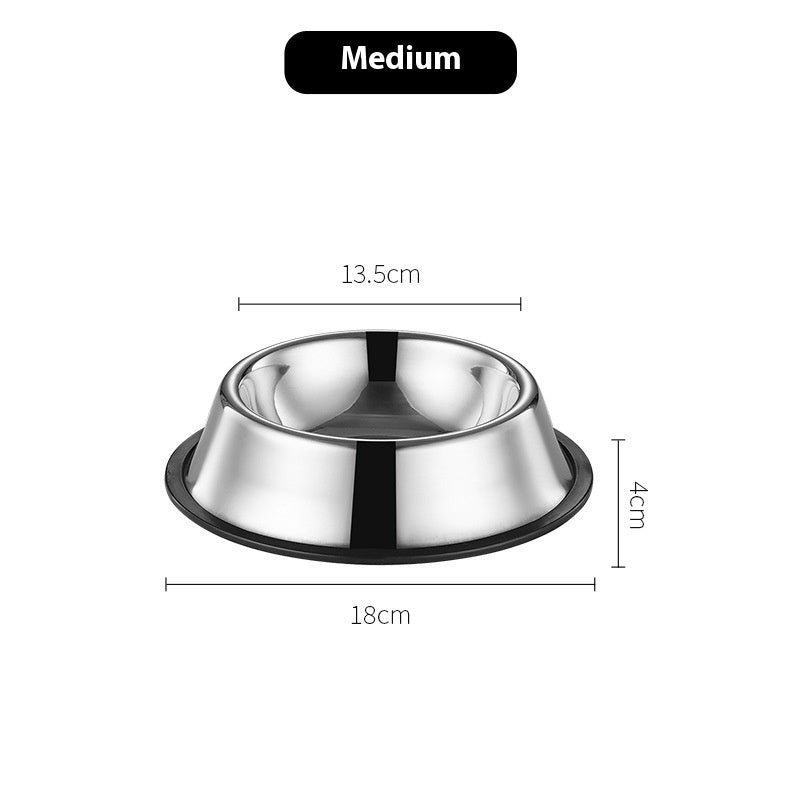 Non-Slip Stainless Steel Dog Bowl