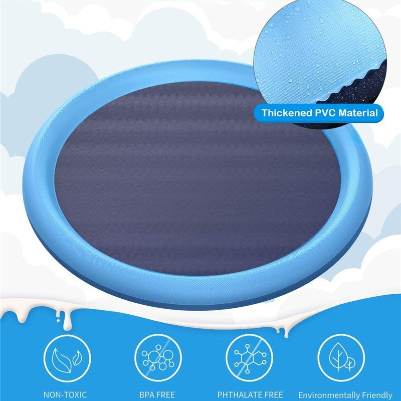 Non-Slip Splash Pad for Dogs | Summer Water Mat