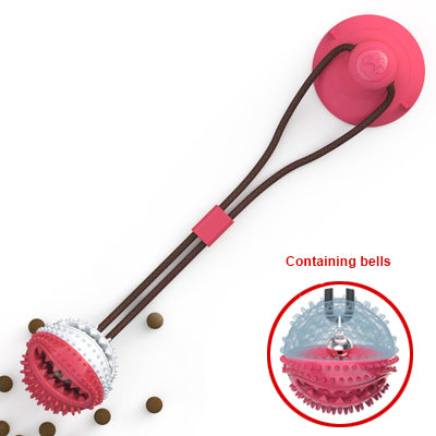 Suction-Cup Tug Ball — Dental Chew Toy for Dogs