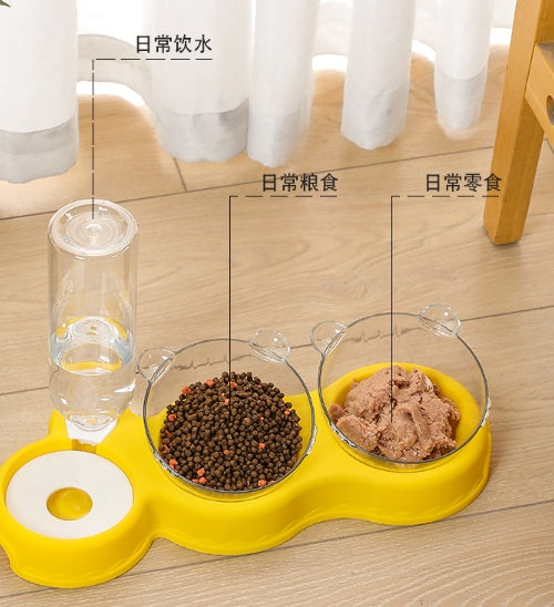 2-in-1 Pet Food & Water Bowl