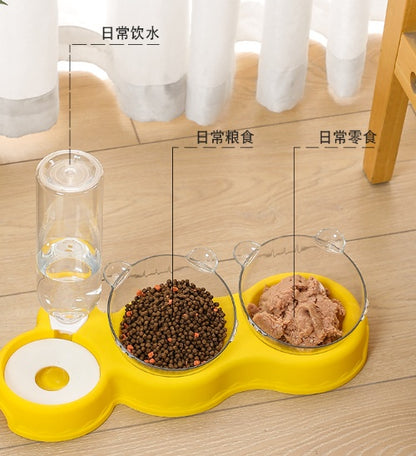 2-in-1 Pet Food & Water Bowl