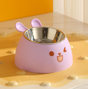 Rabbit-Ear Food Bowl & Feeder Set for Small Pets
