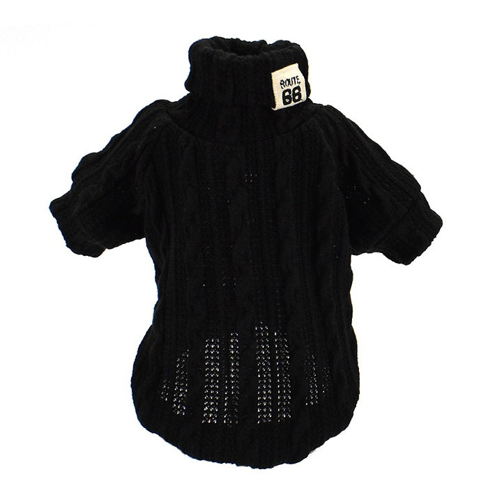 Warm Long-Sleeve Collared Pet Shirt