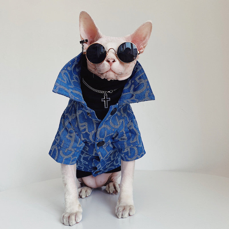 Trendy Pet Denim Jacket