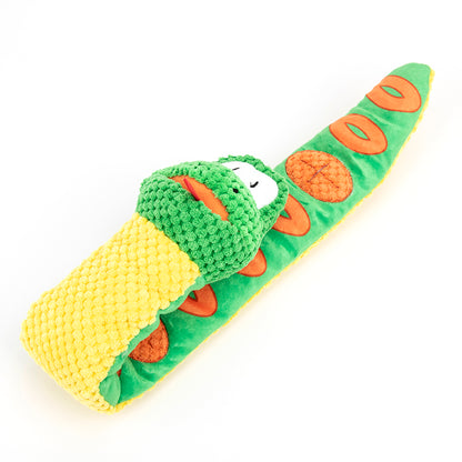 Squeaky Snuffle Snake Toy for Dogs