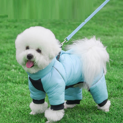 Warm Four-Legged Winter Pet Suit