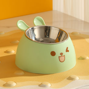 Rabbit-Ear Food Bowl & Feeder Set for Small Pets