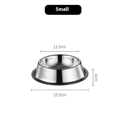 Non-Slip Stainless Steel Dog Bowl