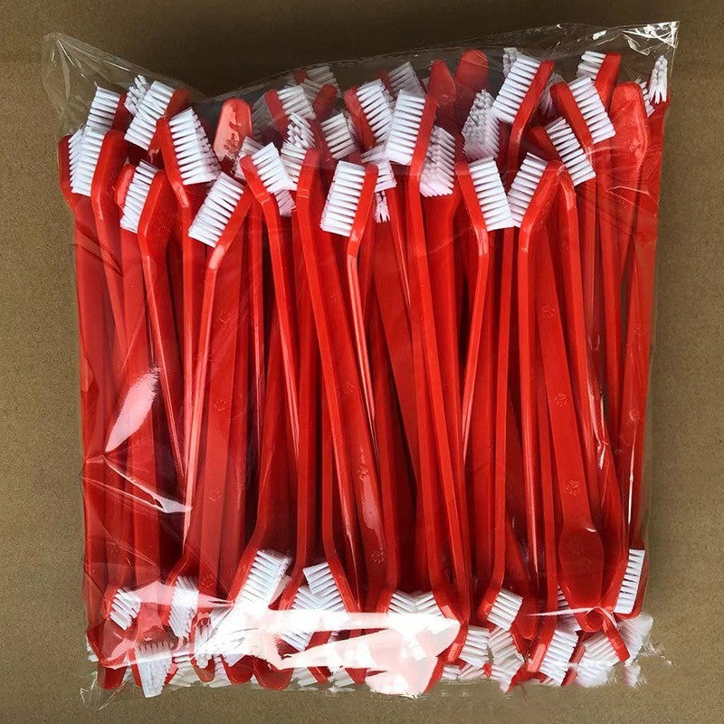 Pet Long Handle Double Head Toothbrush