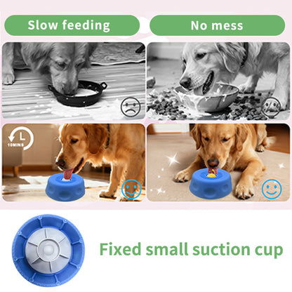 Spherical Slow-Feeder Lick Plate for Dogs